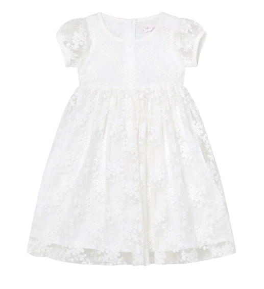 Sophia Christening Gown with Bonnet - Ivory - UpTown Kids