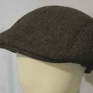 Boys Grey Herringbone Ivy Cap
